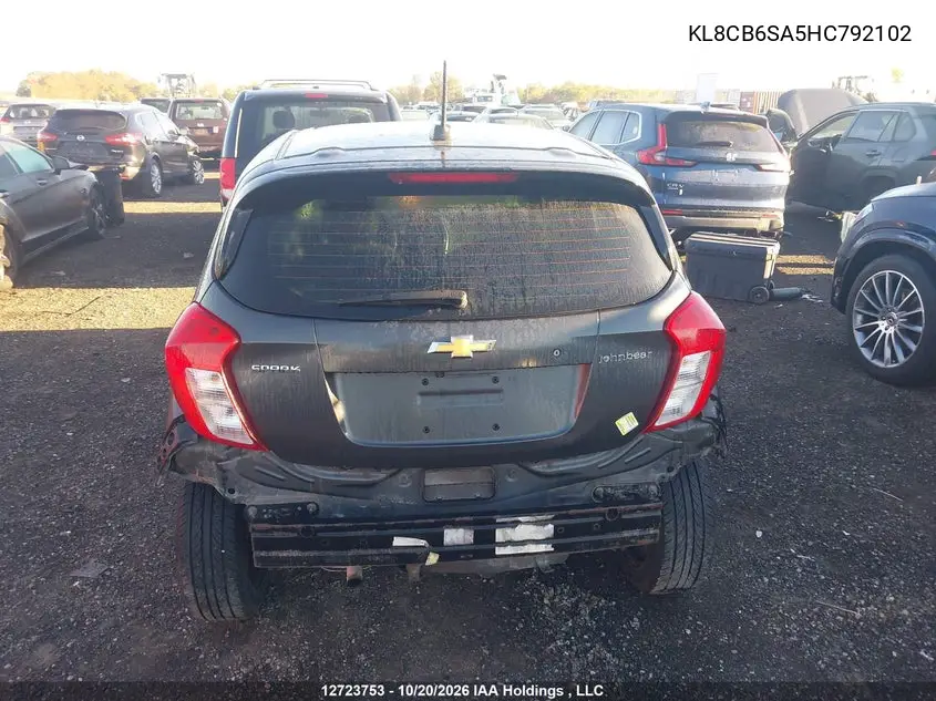 2017 CHEVROLET SPARK VIN KL8CB6SA5HC792102 — фото 16