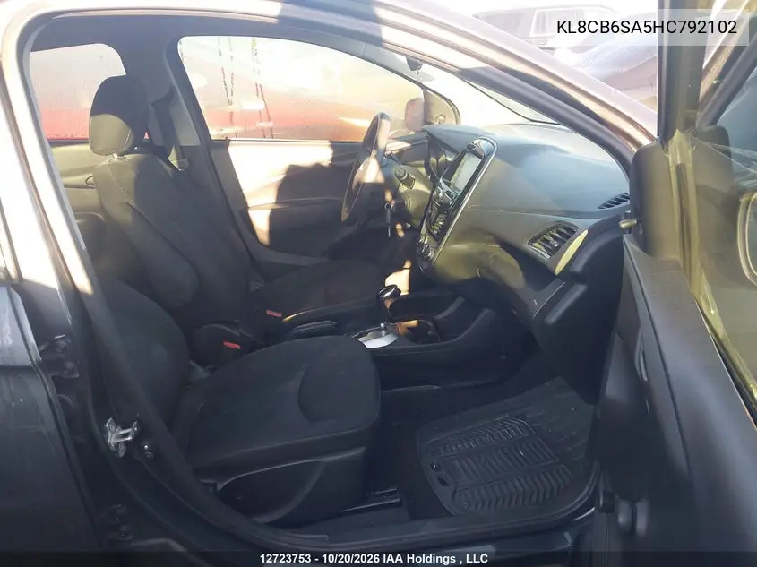 2017 CHEVROLET SPARK VIN KL8CB6SA5HC792102 — фото 5