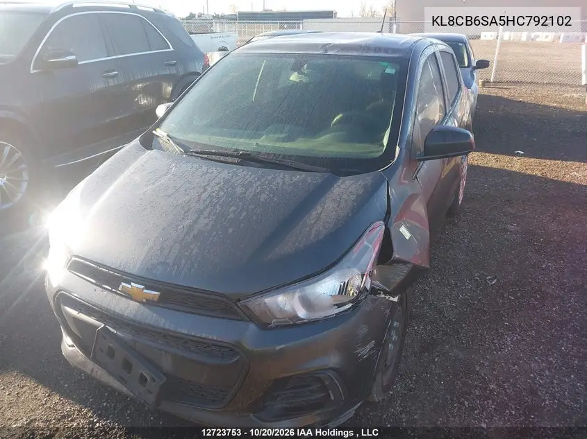 2017 CHEVROLET SPARK VIN KL8CB6SA5HC792102 — фото 6