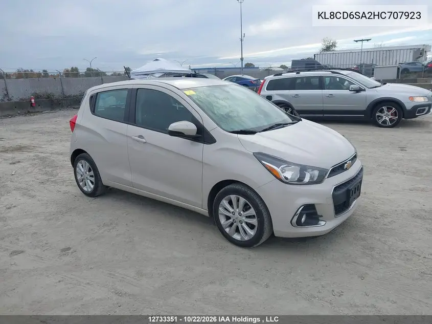 CHEVROLET SPARK 2017, VIN KL8CD6SA2HC707923