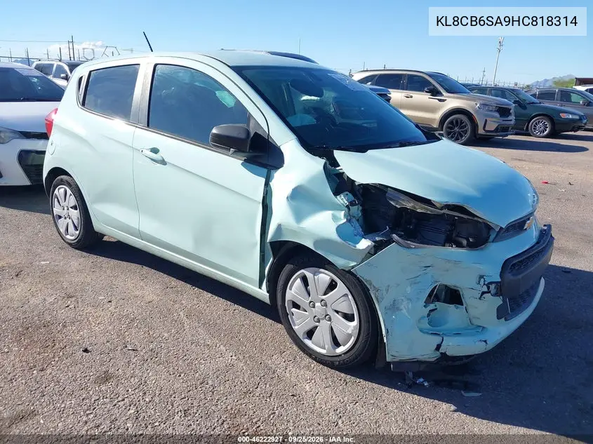 CHEVROLET SPARK 2017, VIN KL8CB6SA9HC818314