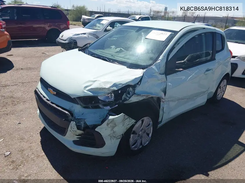2017 CHEVROLET SPARK VIN KL8CB6SA9HC818314 — фото 2