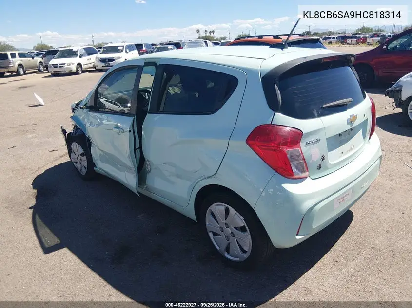 2017 CHEVROLET SPARK VIN KL8CB6SA9HC818314 — фото 3