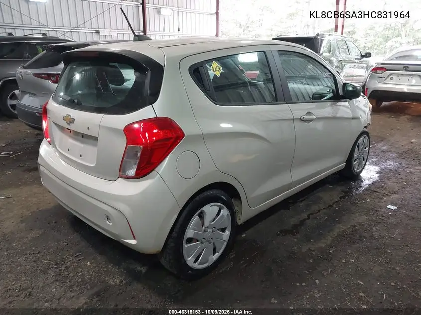 2017 CHEVROLET SPARK VIN KL8CB6SA3HC831964 — фото 4