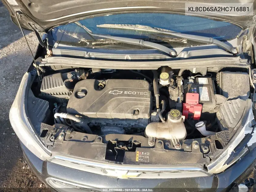 2017 CHEVROLET SPARK VIN KL8CD6SA2HC716881 — фото 10