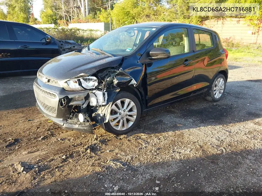 2017 CHEVROLET SPARK VIN KL8CD6SA2HC716881 — фото 2