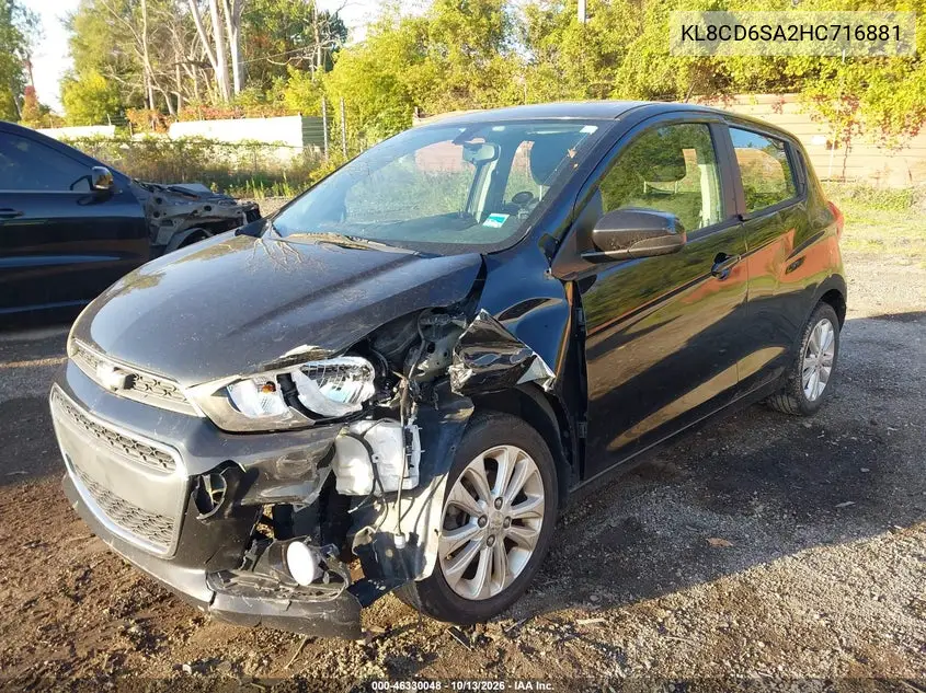 2017 CHEVROLET SPARK VIN KL8CD6SA2HC716881 — фото 6