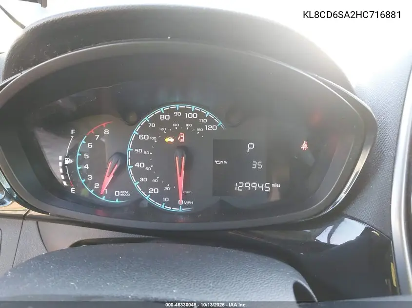 2017 CHEVROLET SPARK VIN KL8CD6SA2HC716881 — фото 7