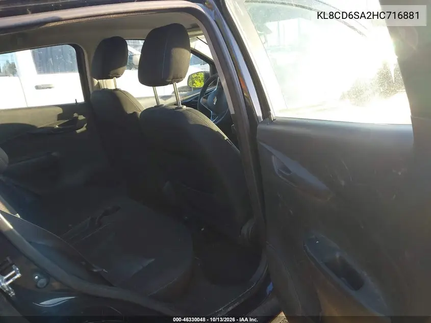 2017 CHEVROLET SPARK VIN KL8CD6SA2HC716881 — фото 8