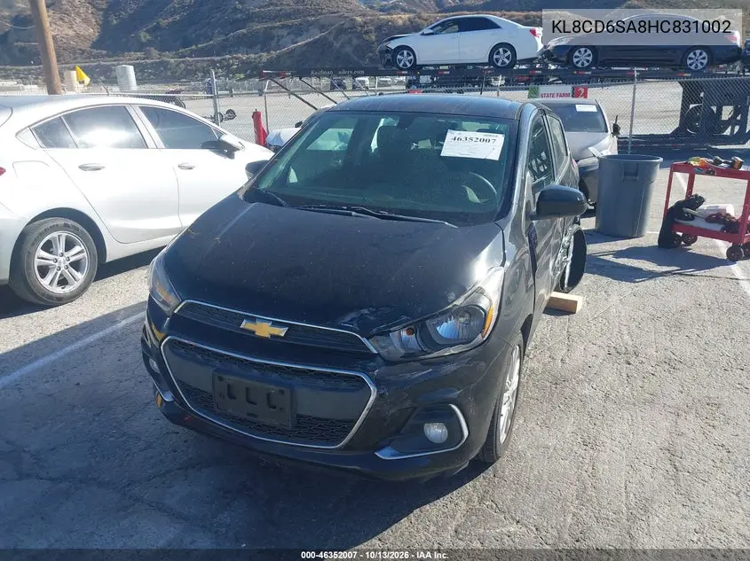 2017 CHEVROLET SPARK VIN KL8CD6SA8HC831002 — фото 2