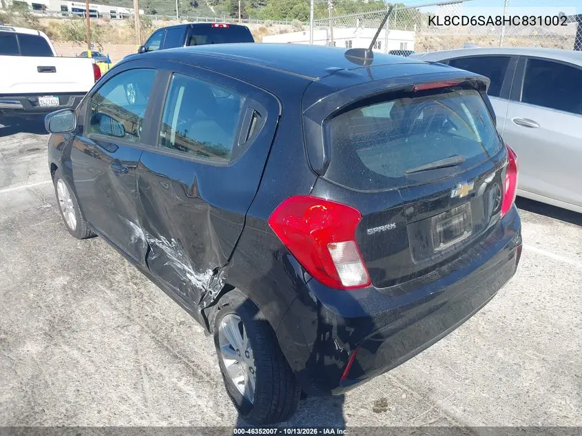 2017 CHEVROLET SPARK VIN KL8CD6SA8HC831002 — фото 3