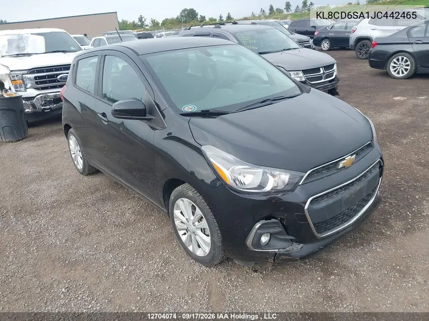 CHEVROLET SPARK 2018, VIN KL8CD6SA1JC442465