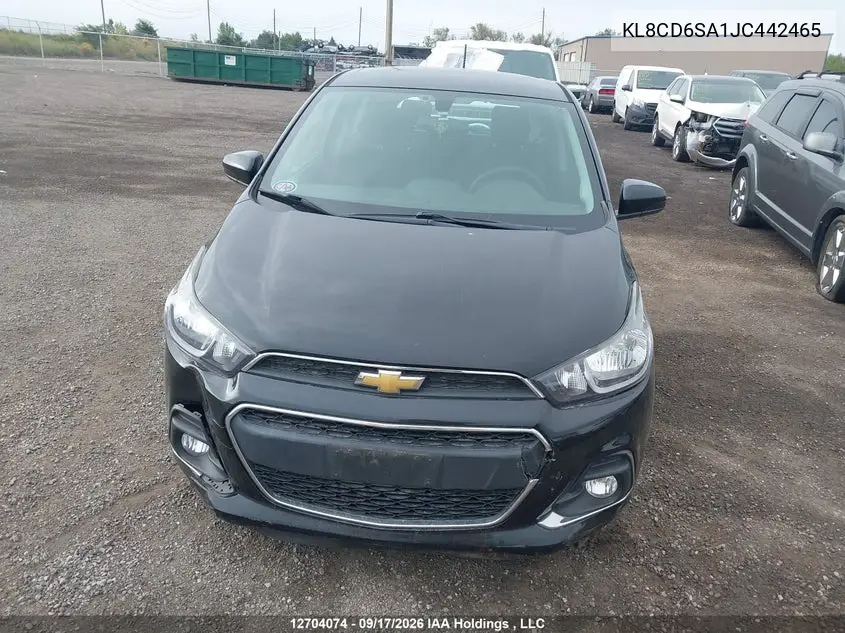 2018 CHEVROLET SPARK VIN KL8CD6SA1JC442465 — фото 12