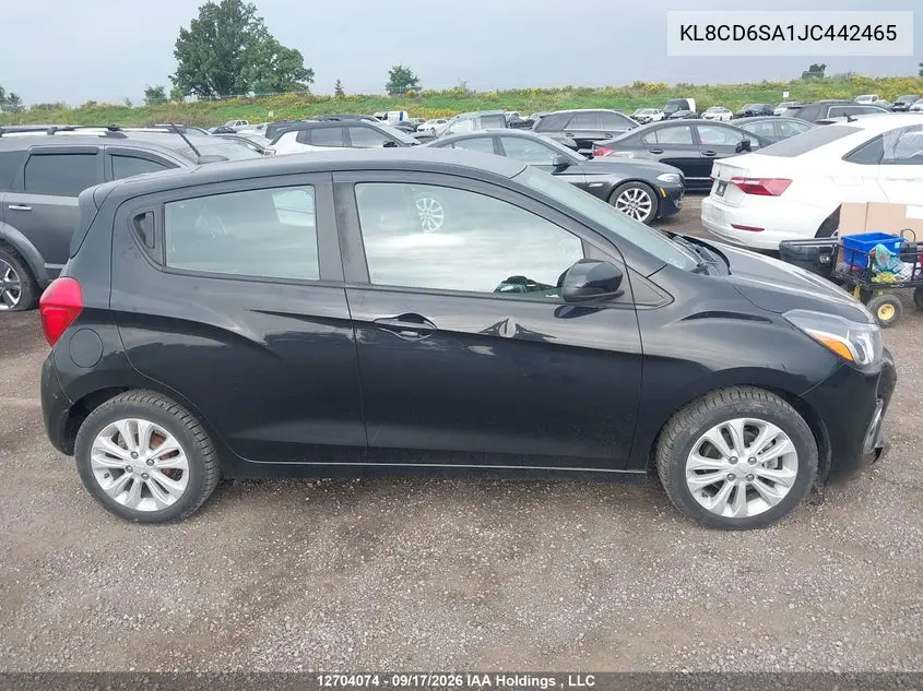 2018 CHEVROLET SPARK VIN KL8CD6SA1JC442465 — фото 13