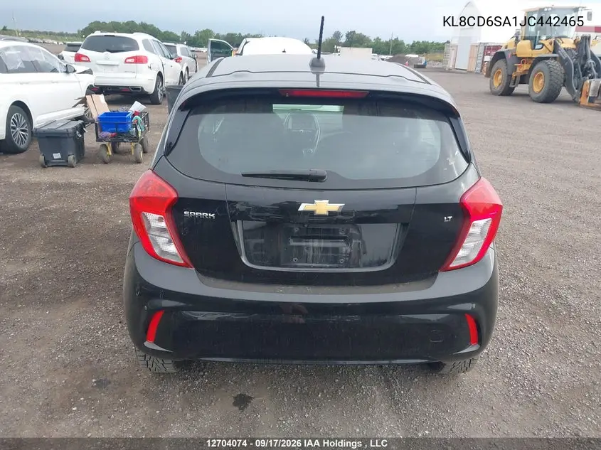 2018 CHEVROLET SPARK VIN KL8CD6SA1JC442465 — фото 16