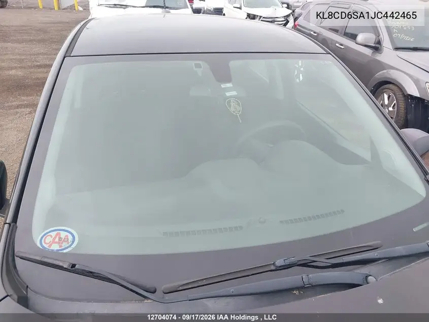 2018 CHEVROLET SPARK VIN KL8CD6SA1JC442465 — фото 17