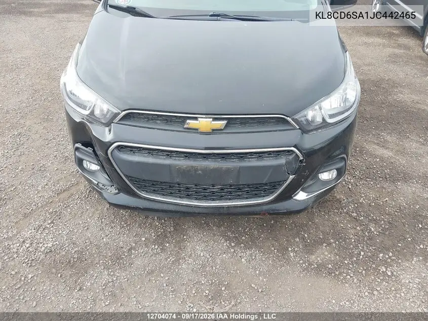 2018 CHEVROLET SPARK VIN KL8CD6SA1JC442465 — фото 6