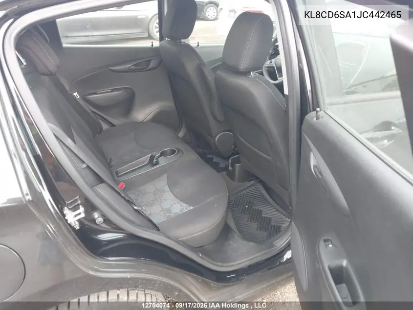 2018 CHEVROLET SPARK VIN KL8CD6SA1JC442465 — фото 8