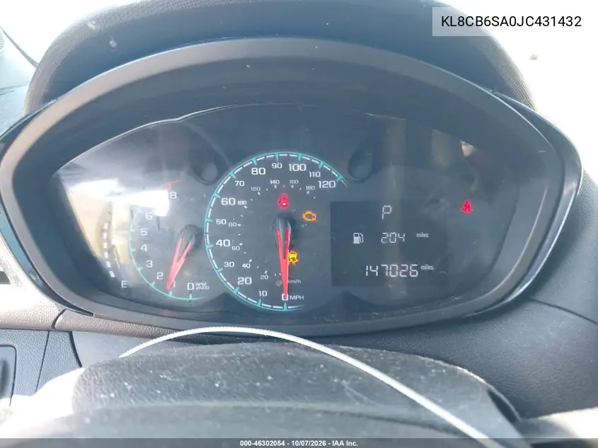 2018 CHEVROLET SPARK VIN KL8CB6SA0JC431432 — фото 7