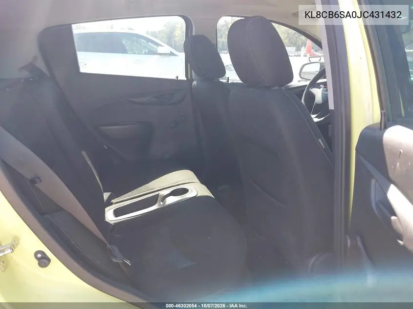 2018 CHEVROLET SPARK VIN KL8CB6SA0JC431432 — фото 8