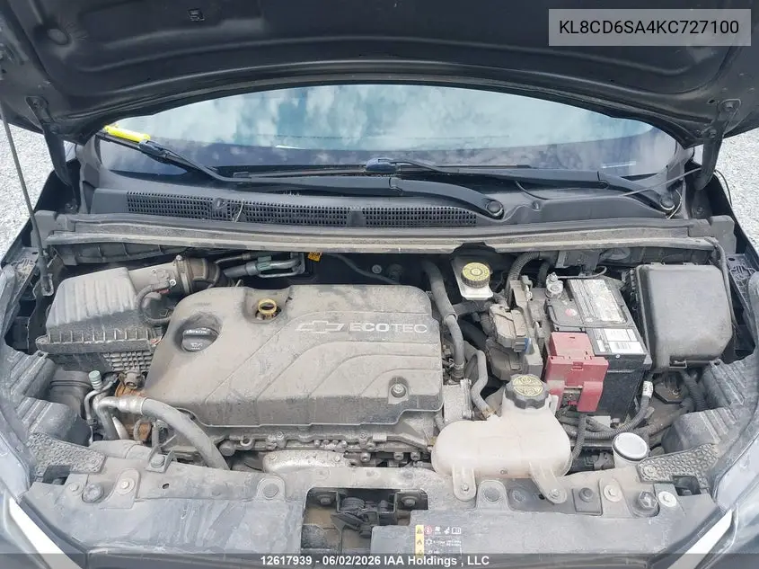 2019 CHEVROLET SPARK VIN KL8CD6SA4KC727100 — фото 10