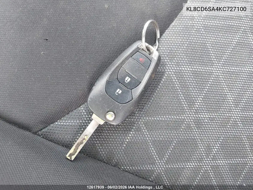 2019 CHEVROLET SPARK VIN KL8CD6SA4KC727100 — фото 11