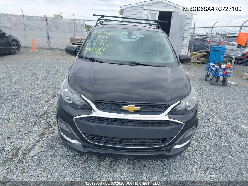 2019 CHEVROLET SPARK VIN KL8CD6SA4KC727100 — фото 13