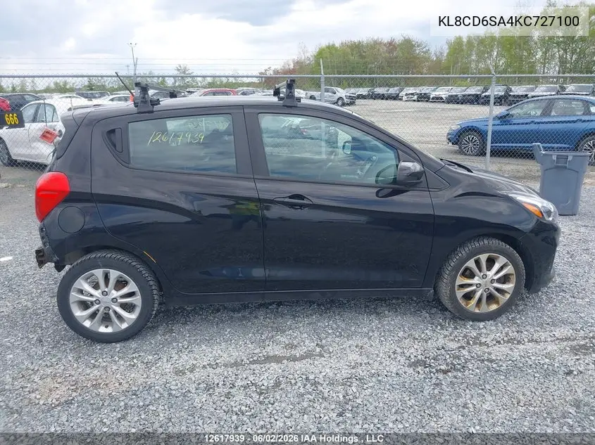 2019 CHEVROLET SPARK VIN KL8CD6SA4KC727100 — фото 14