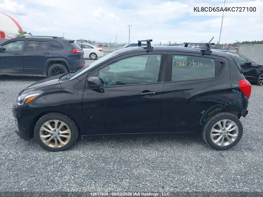 2019 CHEVROLET SPARK VIN KL8CD6SA4KC727100 — фото 15