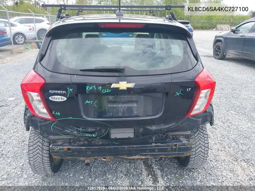 2019 CHEVROLET SPARK VIN KL8CD6SA4KC727100 — фото 17
