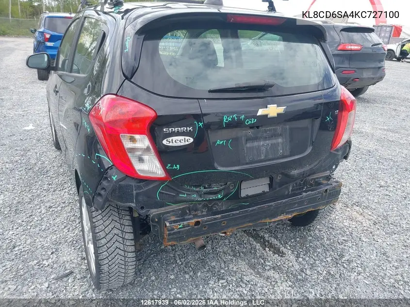 2019 CHEVROLET SPARK VIN KL8CD6SA4KC727100 — фото 6