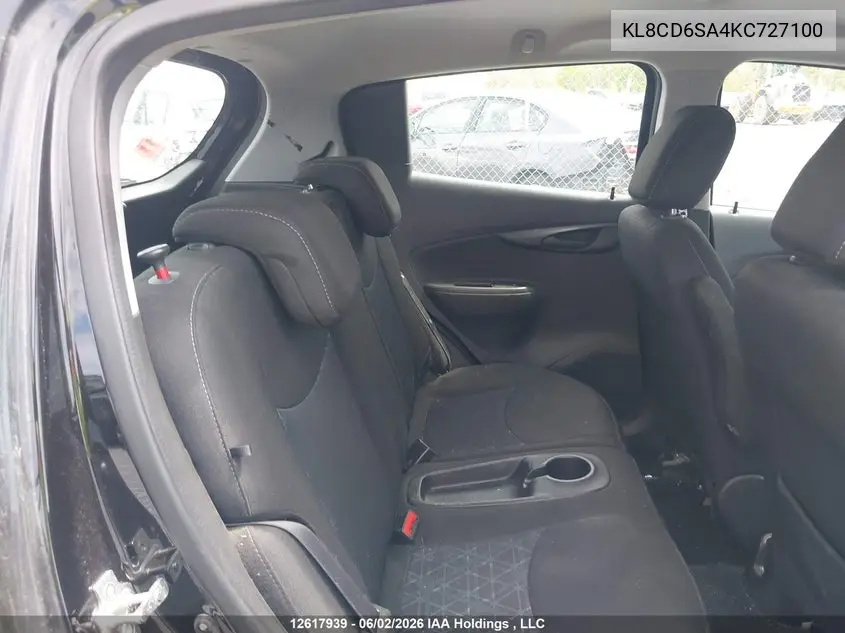 2019 CHEVROLET SPARK VIN KL8CD6SA4KC727100 — фото 8
