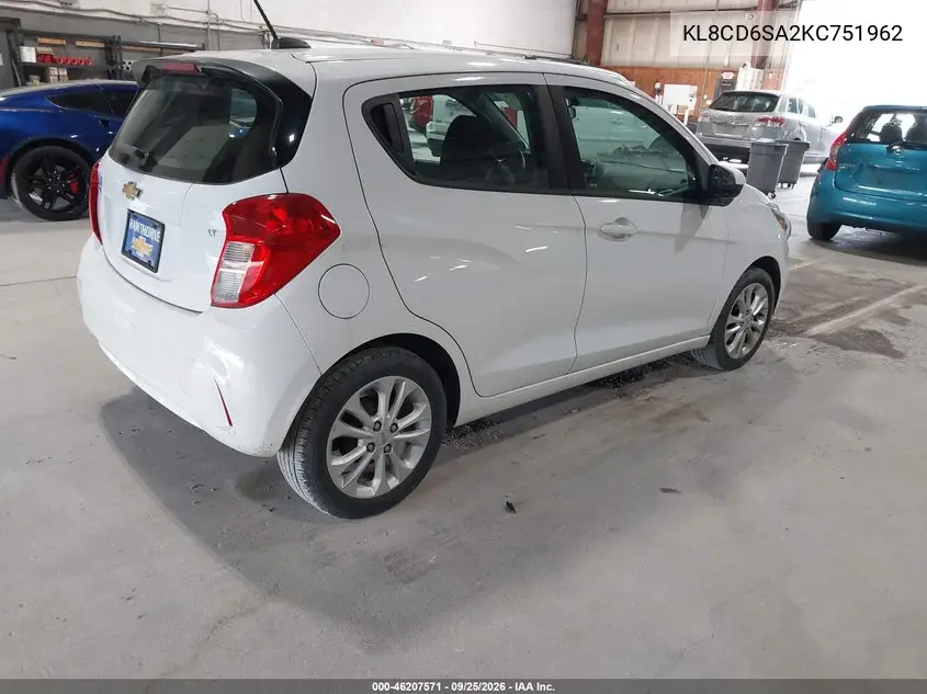 2019 CHEVROLET SPARK VIN KL8CD6SA2KC751962 — фото 4