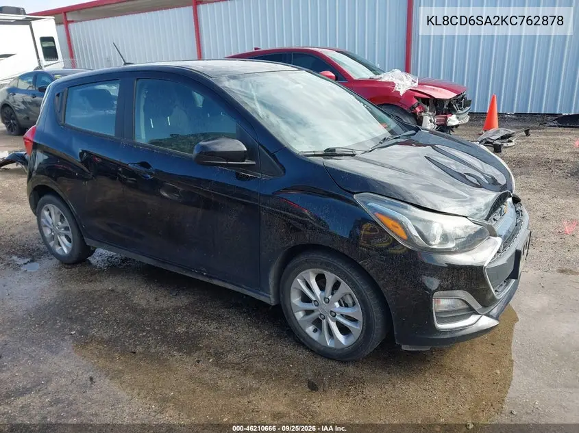CHEVROLET SPARK 2019, VIN KL8CD6SA2KC762878