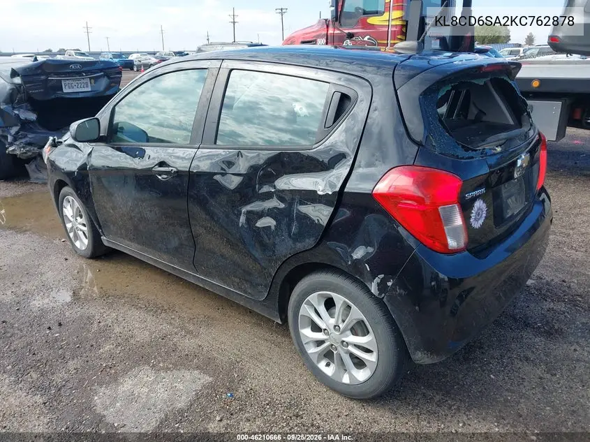 2019 CHEVROLET SPARK VIN KL8CD6SA2KC762878 — фото 3