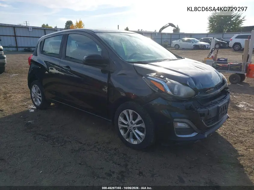 CHEVROLET SPARK 2019, VIN KL8CD6SA4KC729297