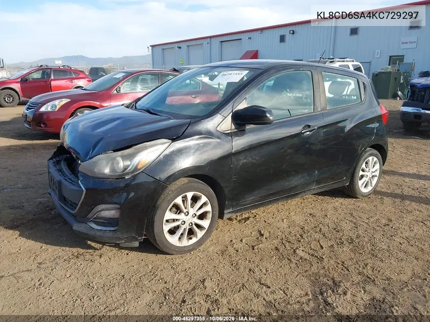 2019 CHEVROLET SPARK VIN KL8CD6SA4KC729297 — фото 2