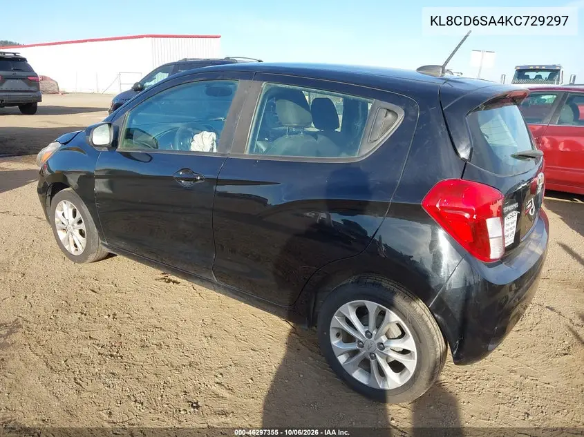 2019 CHEVROLET SPARK VIN KL8CD6SA4KC729297 — фото 3
