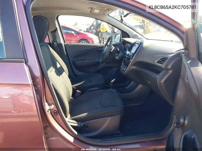 2019 CHEVROLET SPARK VIN KL8CB6SA2KC705781 — фото 5