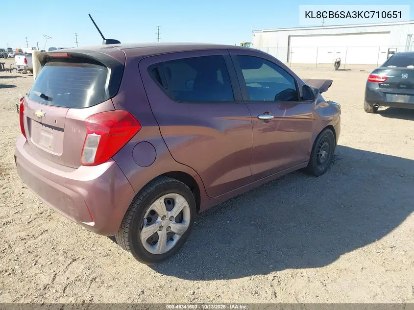 2019 CHEVROLET SPARK VIN KL8CB6SA3KC710651 — фото 4