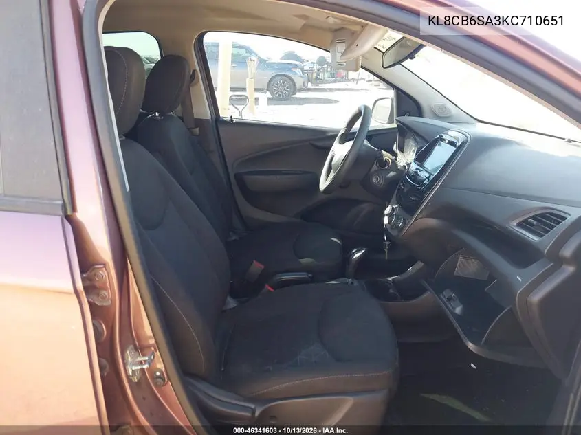 2019 CHEVROLET SPARK VIN KL8CB6SA3KC710651 — фото 5