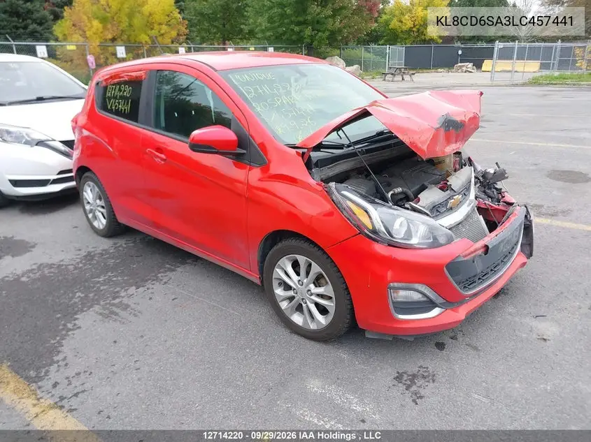 CHEVROLET SPARK 2020, VIN KL8CD6SA3LC457441