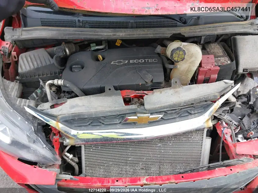 2020 CHEVROLET SPARK VIN KL8CD6SA3LC457441 — фото 10