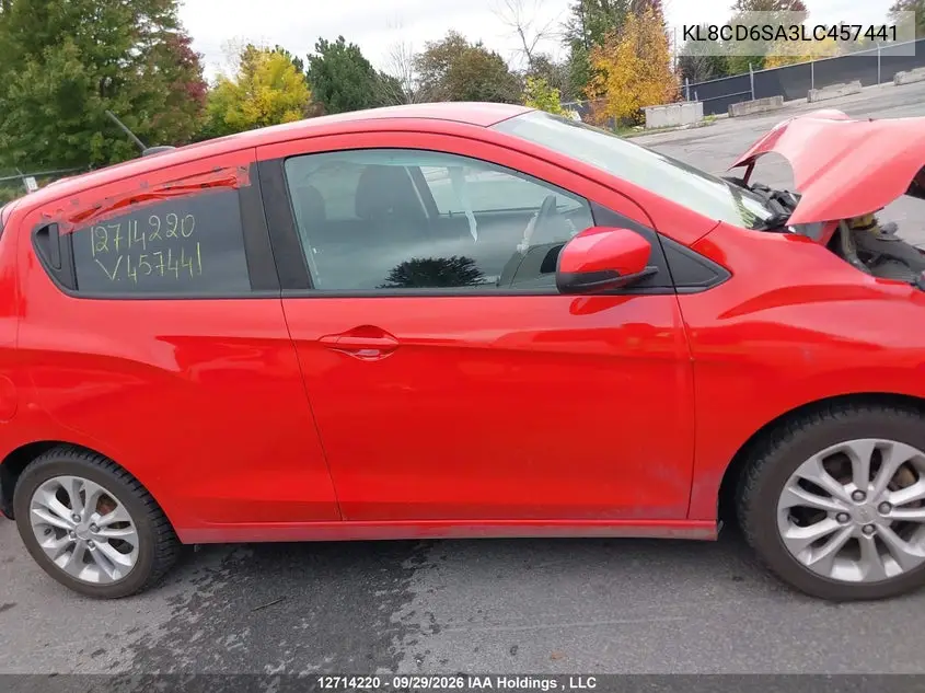 2020 CHEVROLET SPARK VIN KL8CD6SA3LC457441 — фото 13