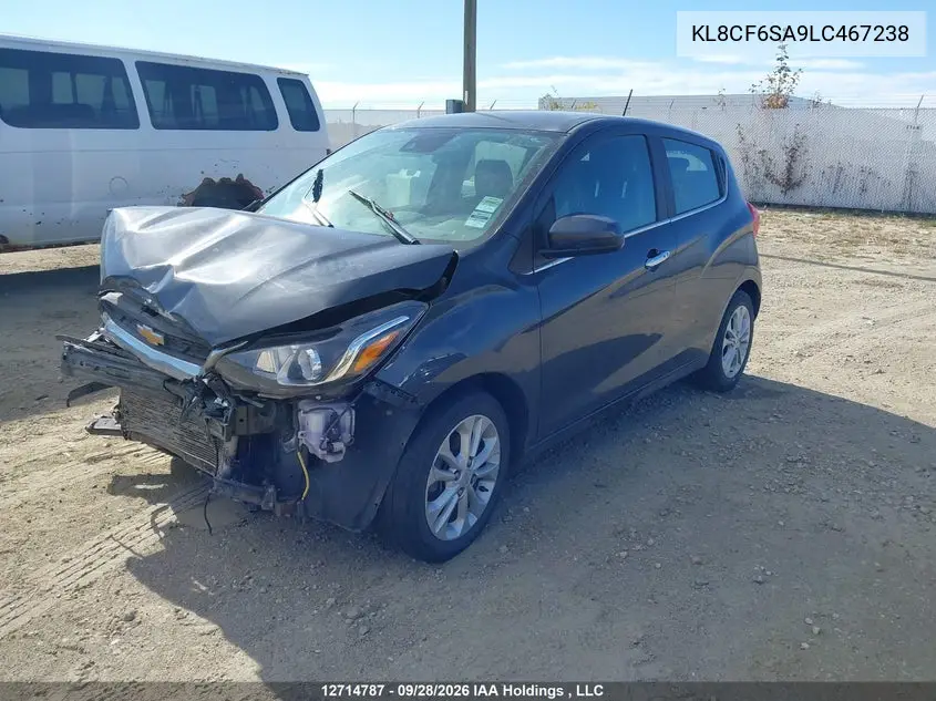 2020 CHEVROLET SPARK VIN KL8CF6SA9LC467238 — фото 2