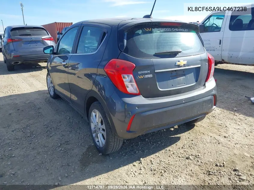2020 CHEVROLET SPARK VIN KL8CF6SA9LC467238 — фото 3
