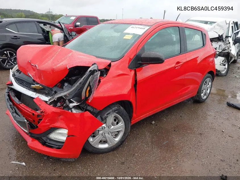 2020 CHEVROLET SPARK VIN KL8CB6SA0LC459394 — фото 2