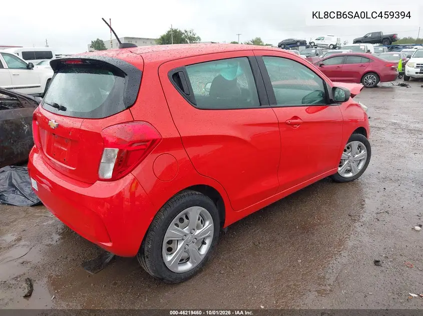 2020 CHEVROLET SPARK VIN KL8CB6SA0LC459394 — фото 4