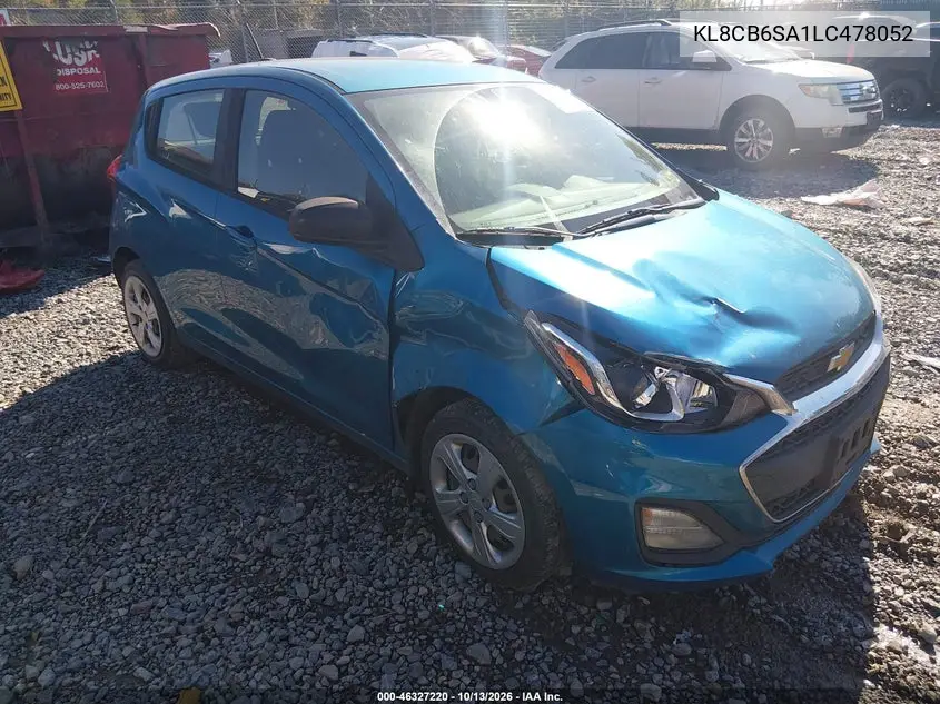 CHEVROLET SPARK 2020, VIN KL8CB6SA1LC478052