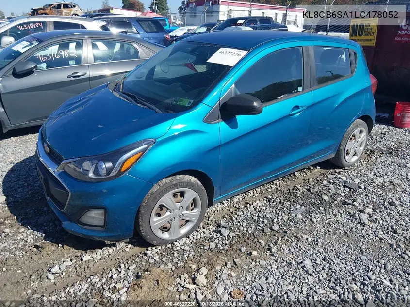 2020 CHEVROLET SPARK VIN KL8CB6SA1LC478052 — фото 2